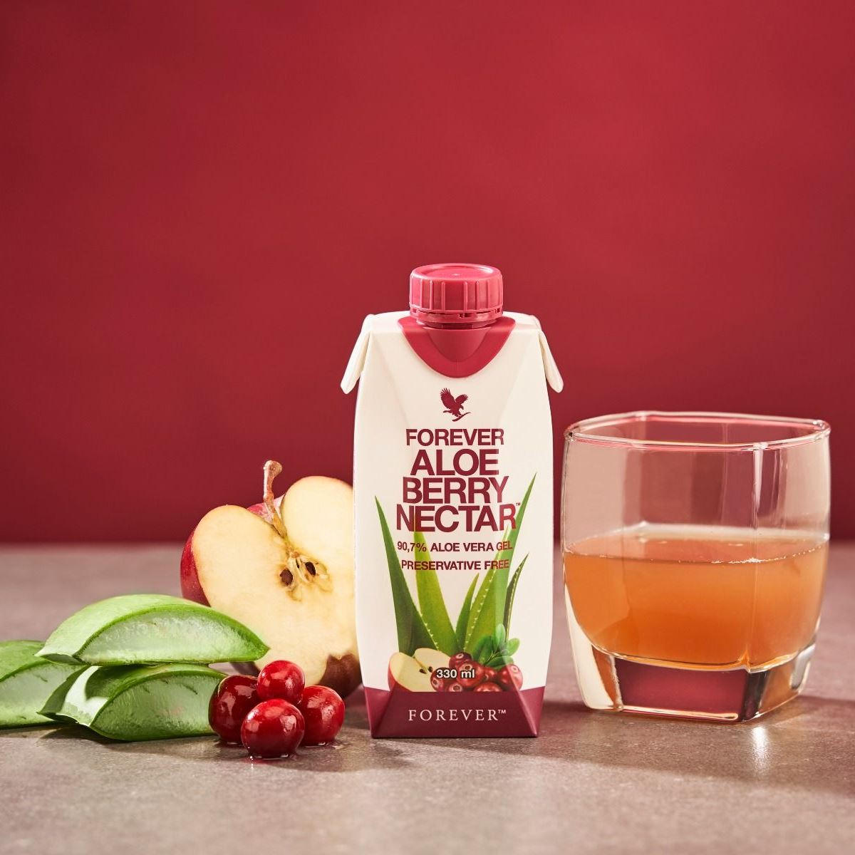 Forever Aloe Berry Nectar 330 Ml - Pack X 12 Buc